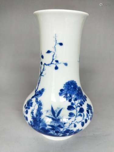 Wang Bu, A Blue and White Vase