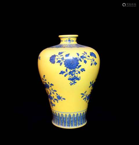 Jiaqing Mark, A Yellow and Blue Meiping