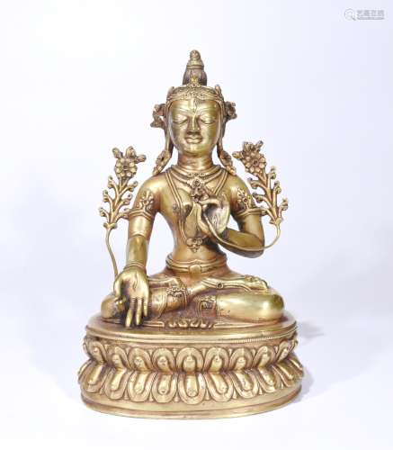 A Gilt Bronze Figure of Buddha