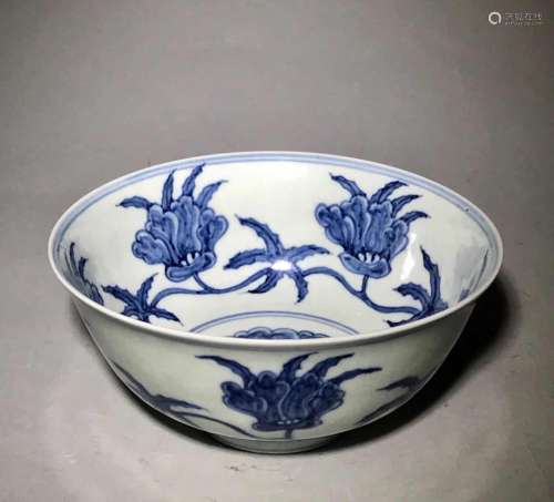 Chenghua Mark, A Blue and White Bowl