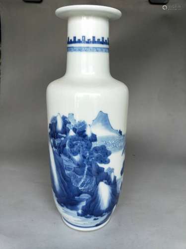 A Blue and White Vase