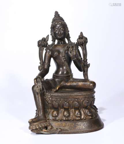 A Bronze Figure of Buddha