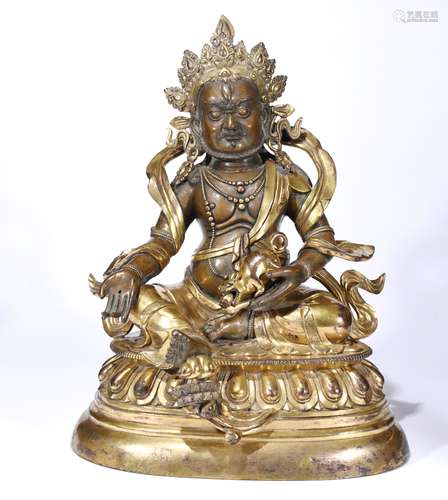 A Gilt Bronze Figure of Buddha