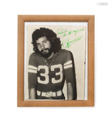 Cat Stevens: Photographs of Cat and a signed book,