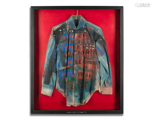 1976, The Clash: Joe Strummer's custom shirt,