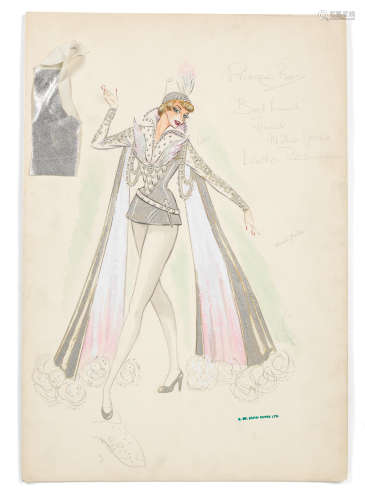 1950s, 12 Robert St. John Roper (British, b.1913 - d.1977): A collection of theatre costume designs for Mother Goose,