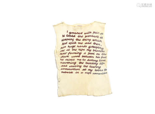 circa 1975, Vivienne Westwood and Malcolm McLaren: An 'I Groaned with Pain...' T-shirt,