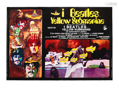 United Artists / Apple Films, 1968, The Beatles: A set of posters for Yellow Submarine,