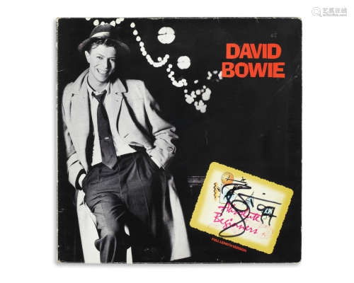 Virgin Records, 1986, David Bowie: An autographed copy of the single Absolute Beginners,