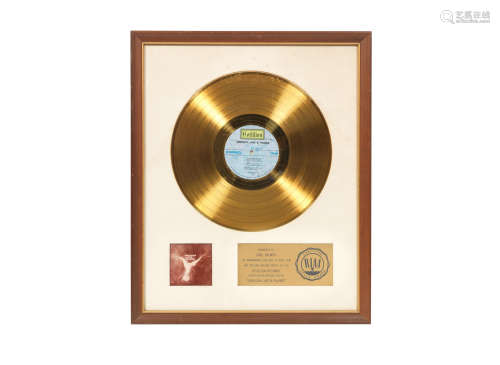early 1970s, Emerson, Lake & Palmer: A 'Gold' award for the album Emerson, Lake & Palmer,