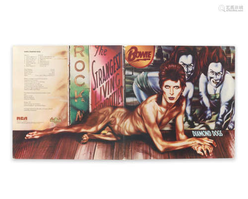RCA, CPLI-0576, 1974, David Bowie: a rare uncensored album cover for Diamond Dogs,