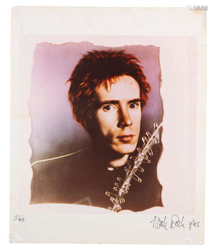 Mick Rock (British, b. 1948): Johnny Rotten print,