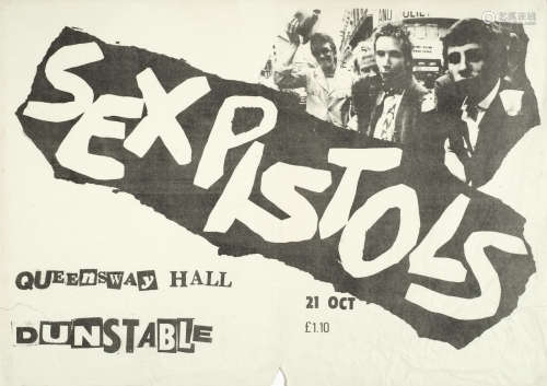 1976, Sex Pistols: A concert poster,