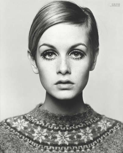 1966, Barry Lategan (British, b.1935): Twiggy print,