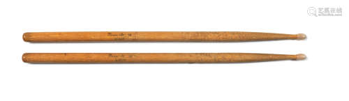 late 1960s, Jimi Hendrix Experience: A pair of Mitch Mitchell's drumsticks,