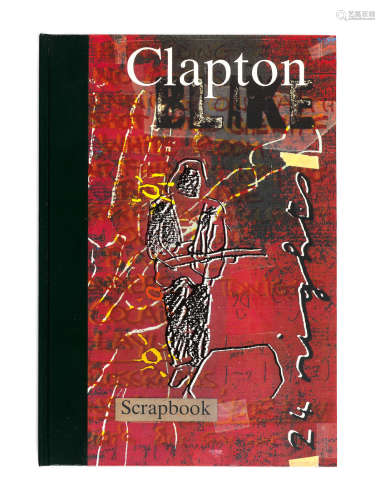 Genesis Publications, 1991, Eric Clapton: A signed copy of '24 Nights' by Eric Clapton with drawings by Peter Blake,