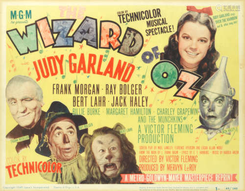 MGM, 1949 re-release, Wizard of Oz,