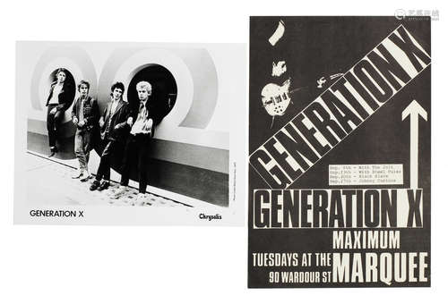 Generation X: A Marquee Club flyer,