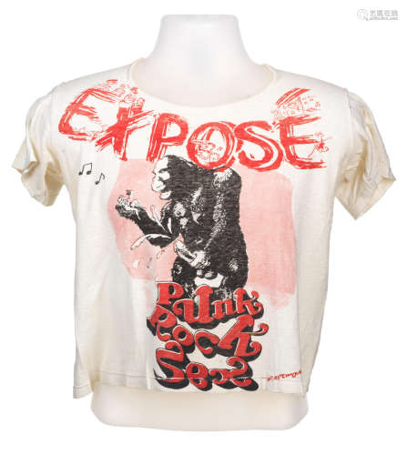 1977, Vivienne Westwood and Malcolm McLaren: An 'Exposé' T-shirt
