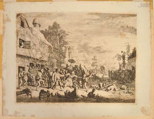 Etching After Cornelius Dusart 