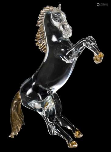 Murano Glass Horse Figurine by Signoretto