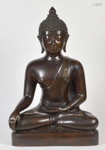 Large Asian Bronze Buddha Statue