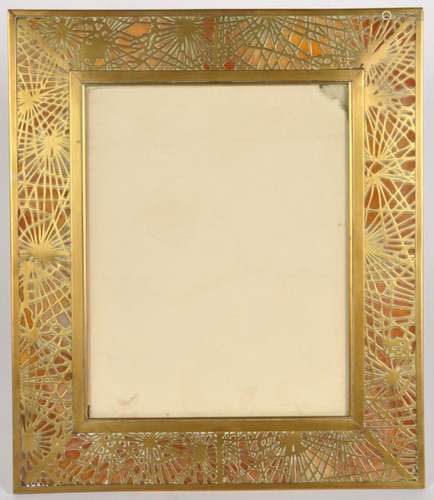 Large Tiffany Studios 'Pine Needle' Frame