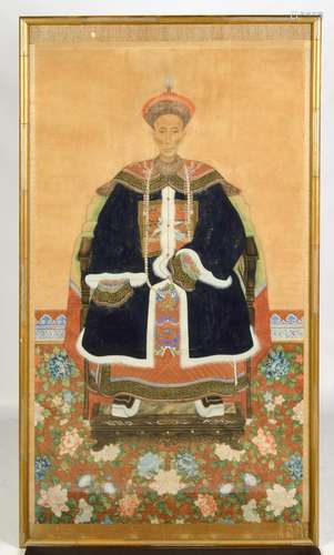 Chinese Formal Portrait of Ancestral WC/P