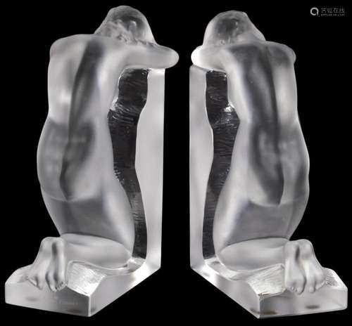 Pair of Lalique France 