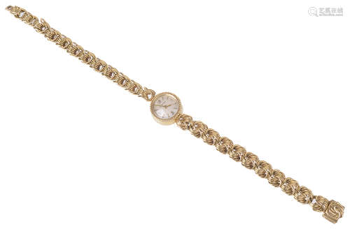 An 18ct gold Cartier ladies wristwatch
