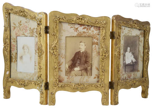 The three section picture frame, early 20th c.