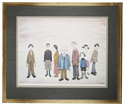 Laurence S Lowry, RBA, RA (Brit.1887-1976) 