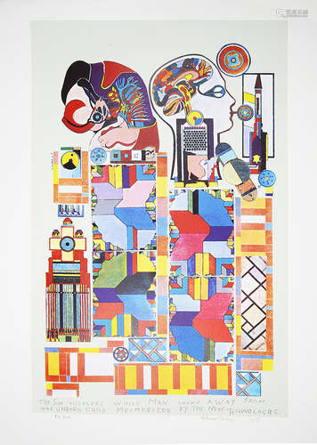 Sir Eduardo Paolozzi CBE RA (Scot, 1924 - 2005) artists proof