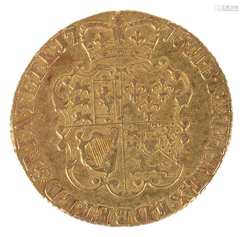 A George III 1776 gold guinea