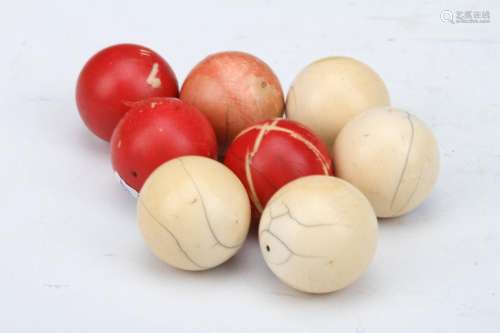 QING DYNASTY STYLED CRAFTS BALLS(TOTAL 8 ITEMS) L:1
