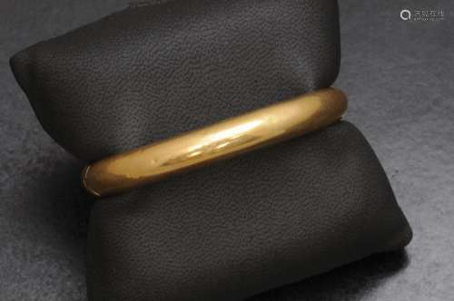 Pulsera de oro amarillo de 18 K. con cierre de len