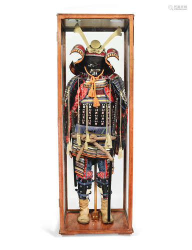 A decorative suit Of Japanese armourunsigned