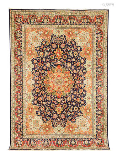 408cm x 318cm A Tabriz carpet