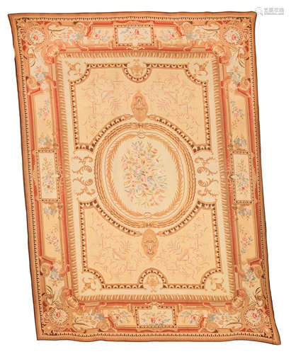 390cm x 293cm An Aubusson style carpet