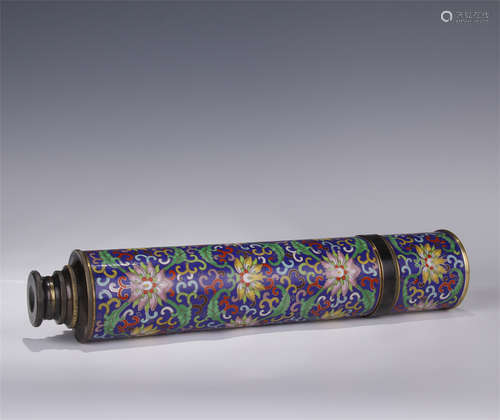 CHINESE ENAMEL MONOCULARS