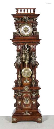 Lenzkirch clock, extremely rare collectible execution, work number 514584 1