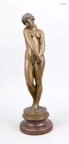 Gustav Heinrich Eberlein (1847-1926), standing elf (psyche), female act wit