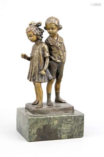 Jos. Schmid, sculptor around 1910, children, which seems to have discovered