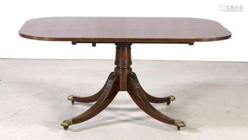 Regency Breakfast Table, England 19. Jh., Mahagoni massiv/furniert, kanneli