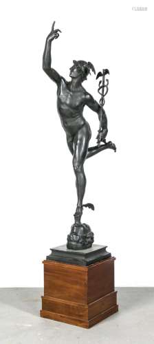 Giambologna (c.1529-1608), after, imposing, life-size figure of the famous