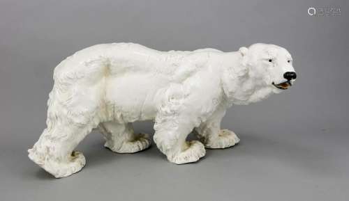 Large polar bear, Meissen, stamp after 1934, 1st quality, design Otto Jahrl