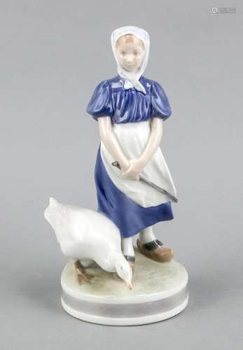 Goose maid, Royal Copenhagen, mark 1969-74, 1st quality, design Christian T