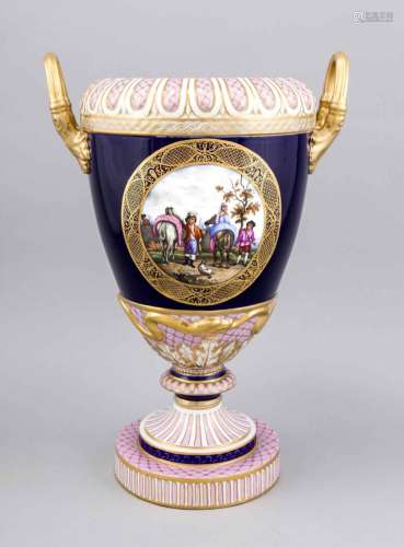 Weimar vase, KPM Berlin, small Pfennigmarke 1849-19870, 1st quality, urn sh
