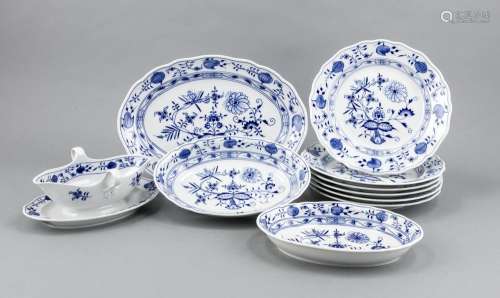 Dining service for 6 persons, 10 pcs., Meissen, mark after 1934, 1st qualit