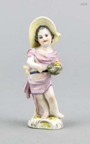 Small cupid of the old model of the 18th century, pseudo-mark R 1762, form